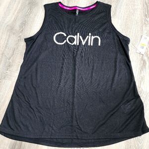 NWT Black Calvin Klein size M Active Top